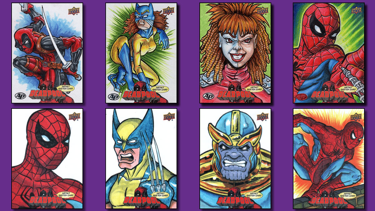 Marvel comics Sketch cards